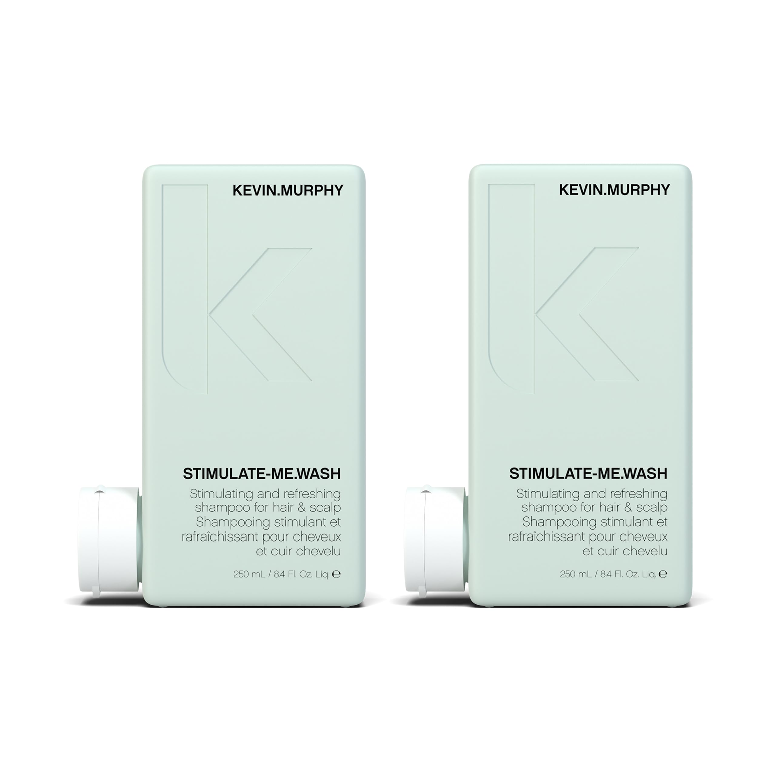 KEVIN.MURPHY Stimulate-Me.Wash - Clarifying Shampoo for Hair & Scalp | All Hair Types | Stimulates & Thickens | Cruelty-Free | 2 x 250 mL