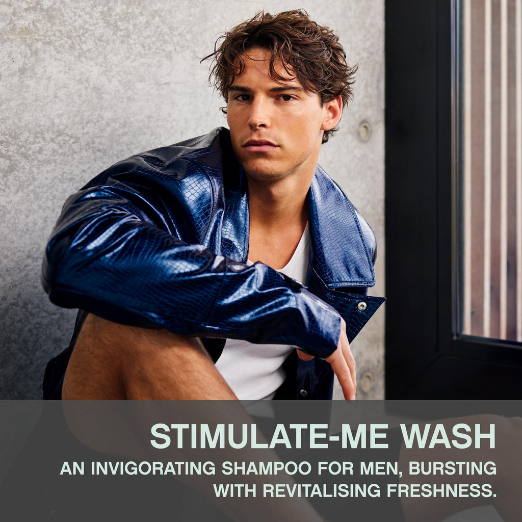 KEVIN.MURPHY Stimulate-Me.Wash - Clarifying Shampoo for Hair & Scalp | All Hair Types | Stimulates & Thickens | Cruelty-Free | 2 x 250 mL