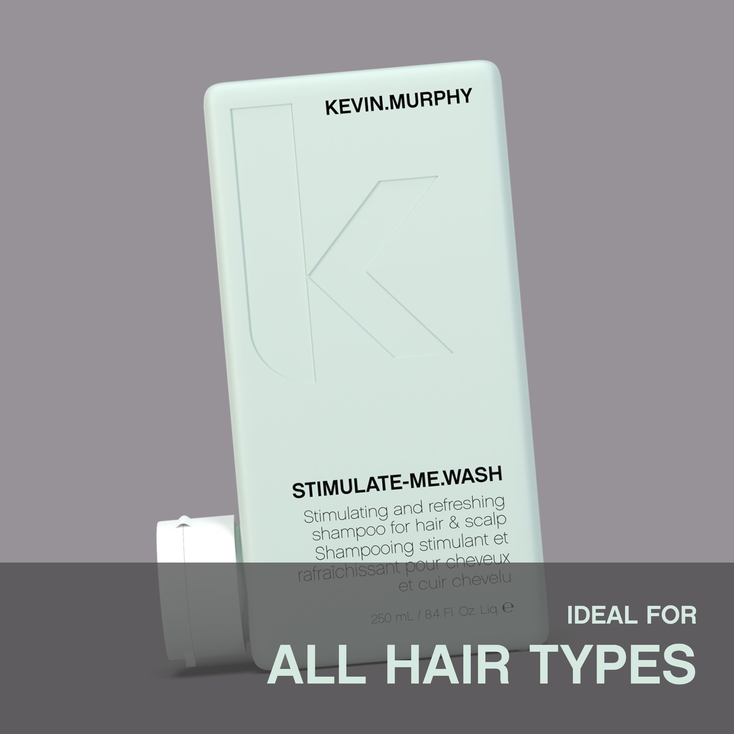 KEVIN.MURPHY Stimulate-Me.Wash - Clarifying Shampoo for Hair & Scalp | All Hair Types | Stimulates & Thickens | Cruelty-Free | 2 x 250 mL
