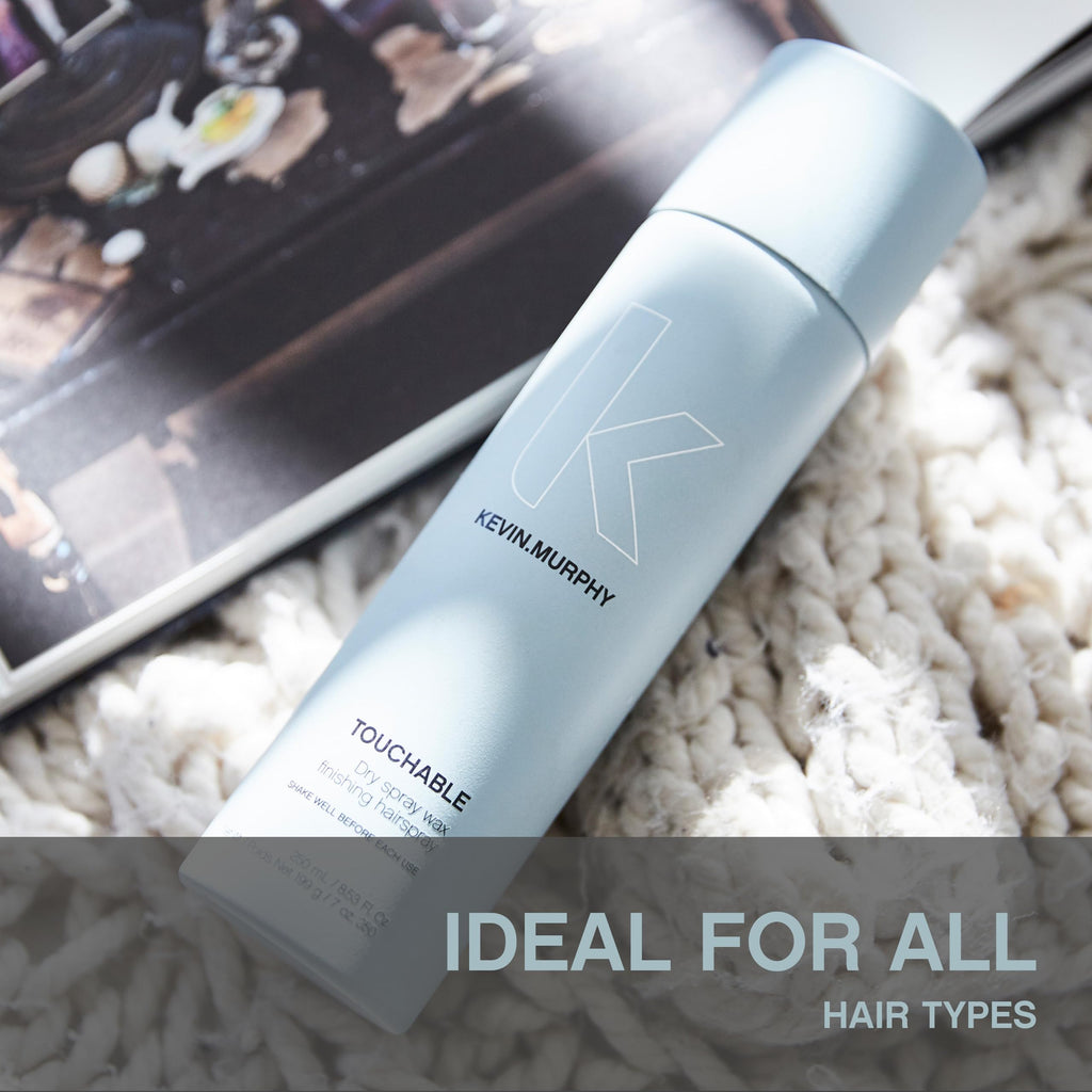 KEVIN.MURPHY TOUCHABLE Spray Wax Finishing Hair Spray – Texture & Hold (Pack of 2)