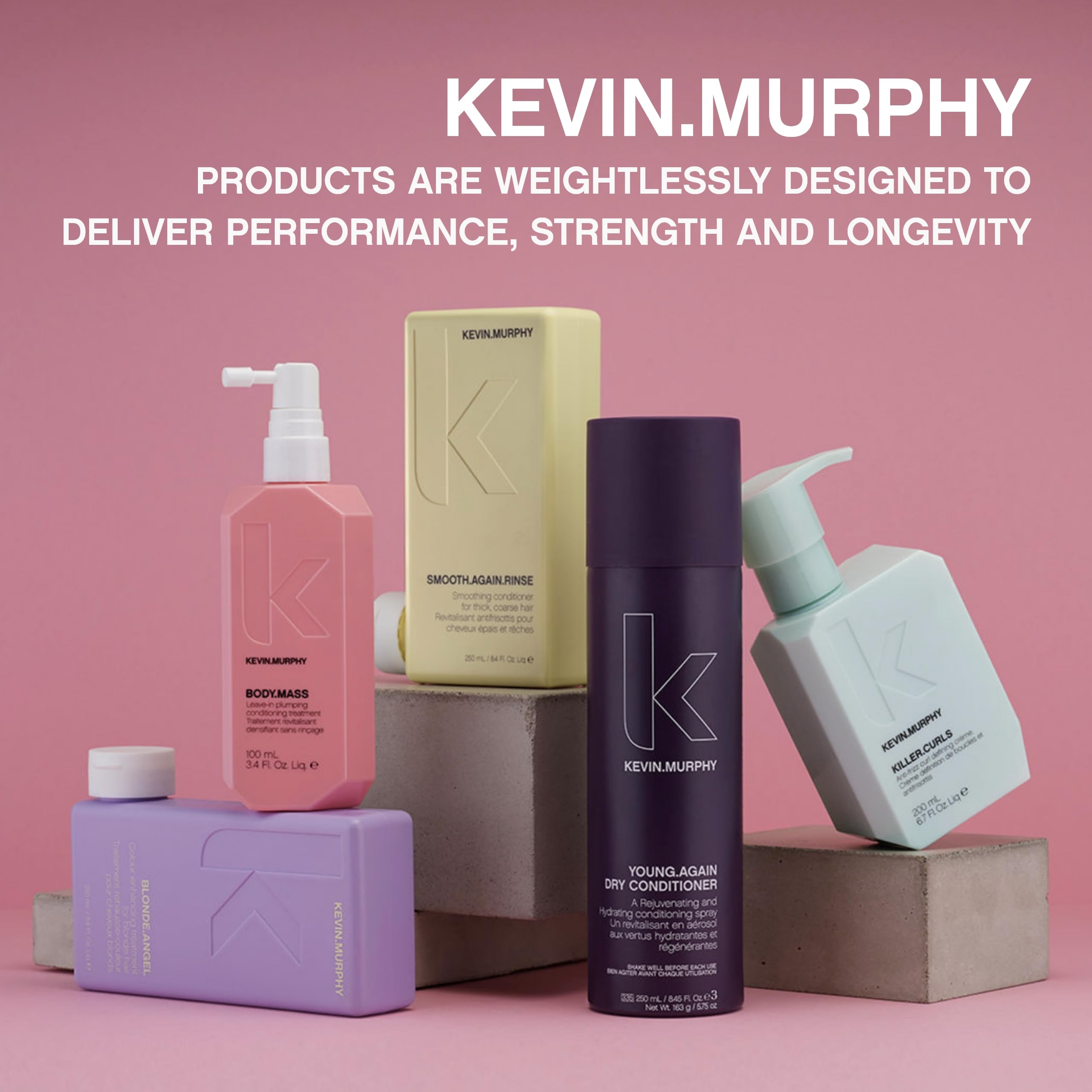 KEVIN.MURPHY UN.TANGLED Hair Detangler Leave-In Spray for All Hair Types – 150 mL (Pack of 2)