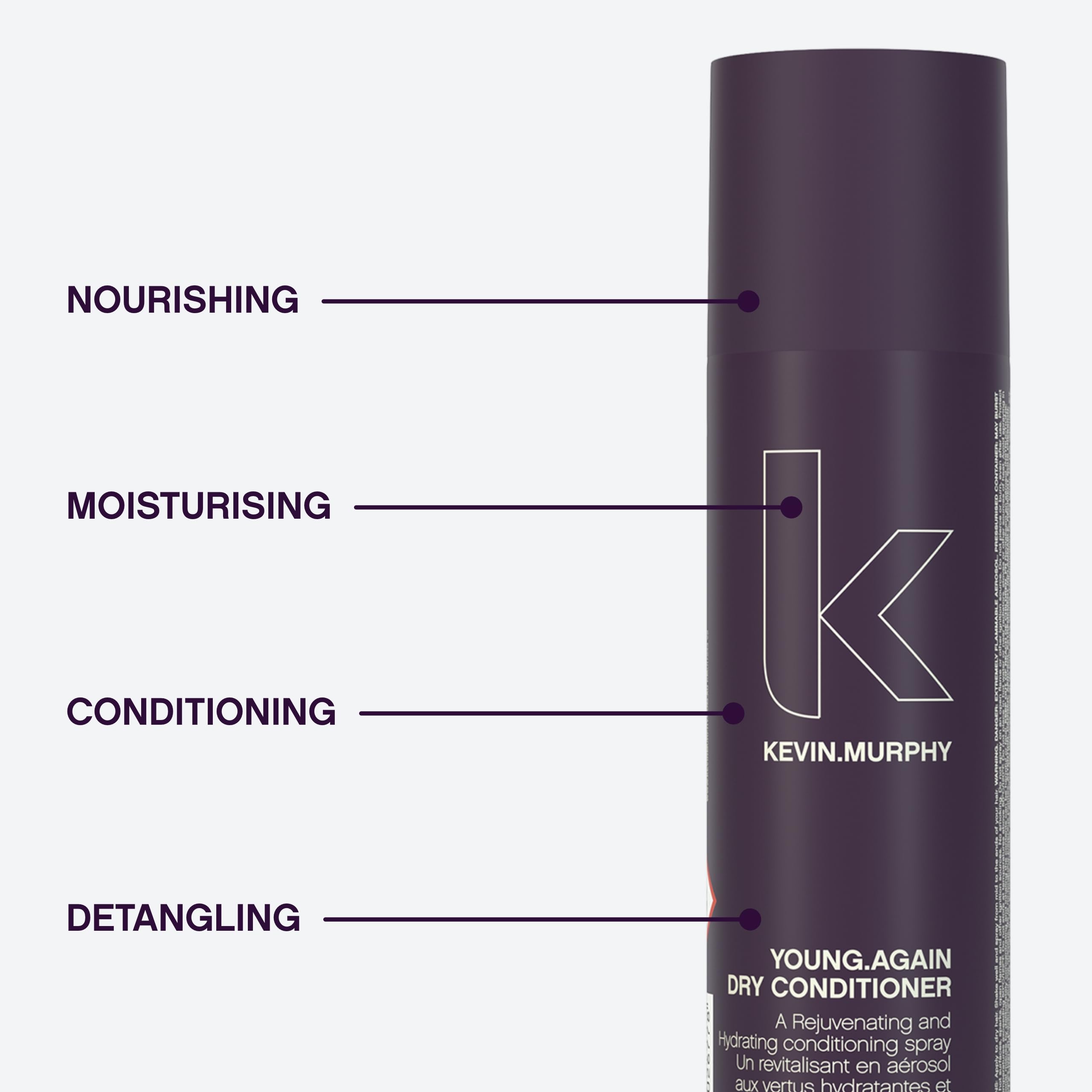 KEVIN.MURPHY YOUNG.AGAIN Dry Conditioner – Hydration & Detangling for Dry & Coloured Hair (2×250 ml)