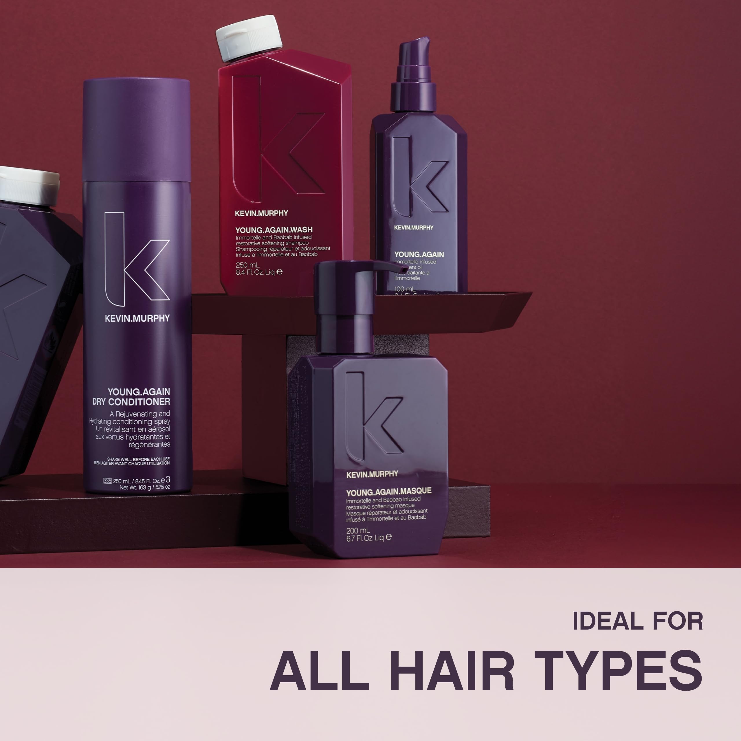 KEVIN.MURPHY Young.Again.Masque – Deep Conditioning Hair Masque for Damaged & Dry Hair (2 x 200 mL)
