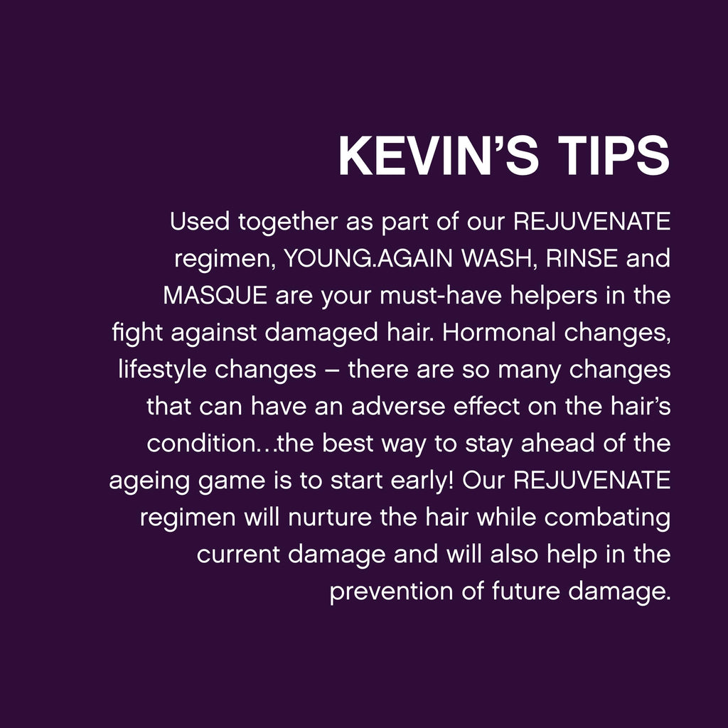 KEVIN.MURPHY YOUNG.AGAIN.RINSE – Moisturising Anti-Ageing Conditioner for Ageing Hair (Pack of 2)