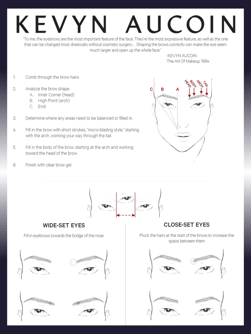 Kevyn Aucoin True Feather Brow Marker Gel Duo – Ash Blonde | Dual-Ended Brow Marker + Gel for Natural Definition