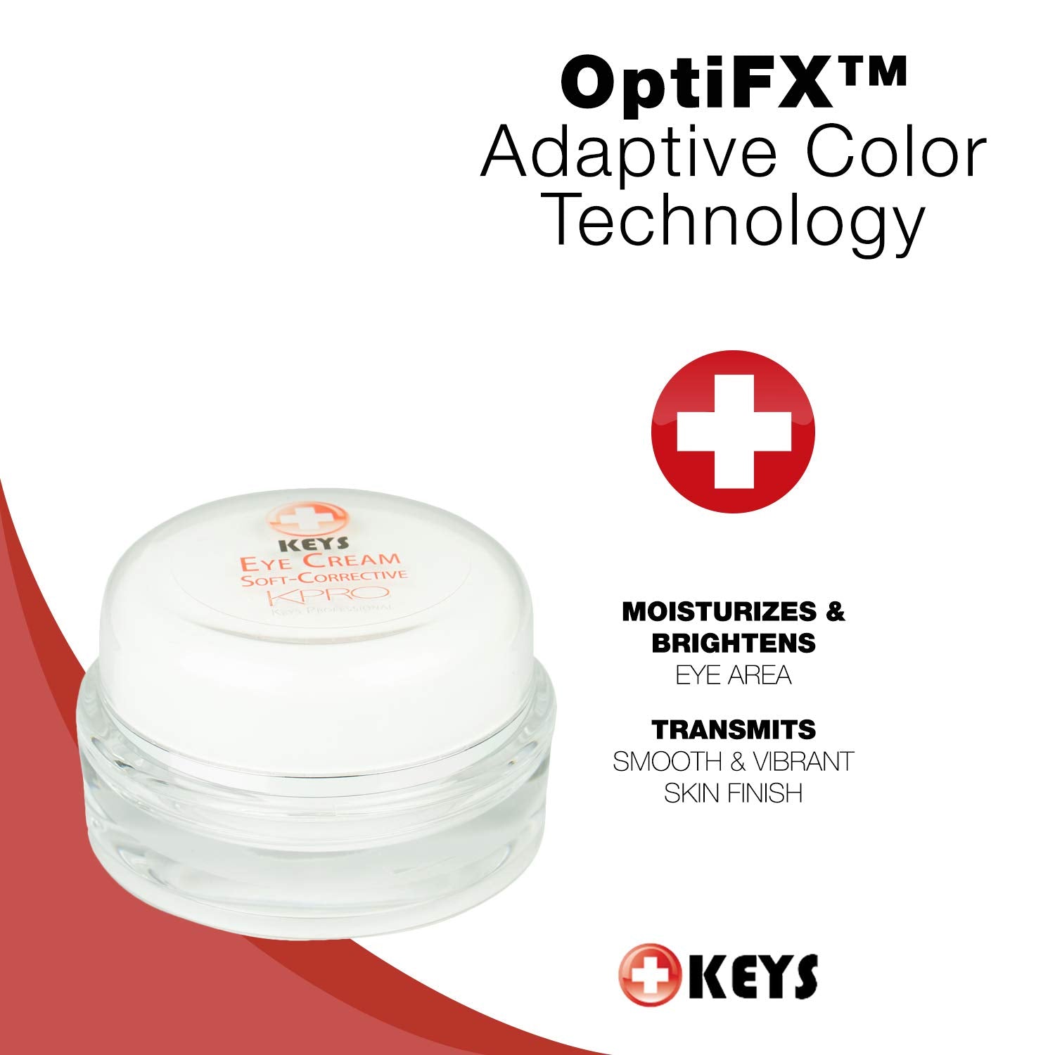 Keys KPRO Illuminating Tinted Eye Cream with OptiFX Adaptive Color Technology | 0.5 oz