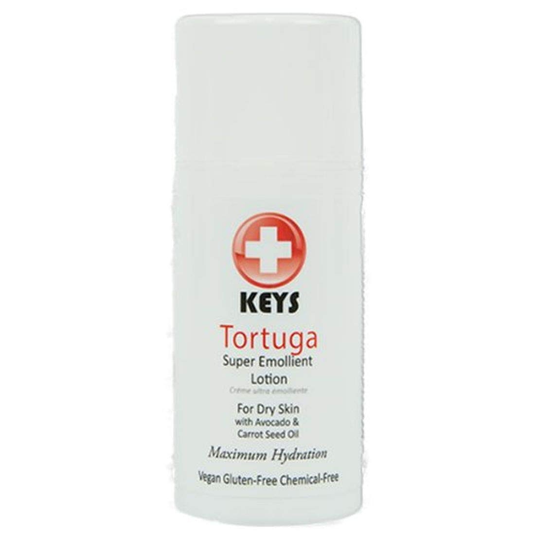 Keys Tortuga Vegan Lotion – All-Natural, Gluten Free, Chemical-Free Hydration for Very Dry Skin, 3.4 oz