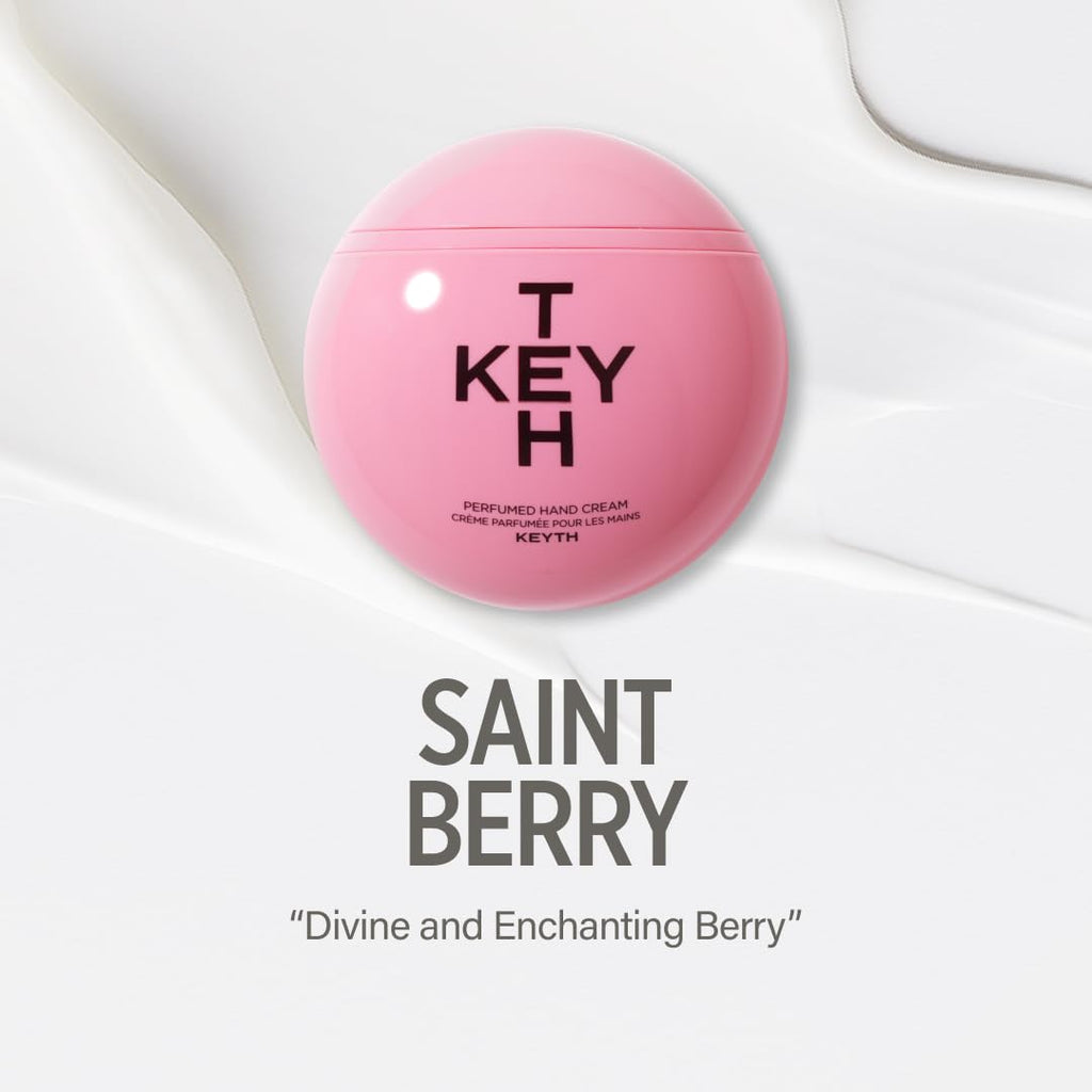 KEYTH Perfumed Hand Cream Saint Berry — Rich Scent, Moisture + Ceramide NP (70ml)