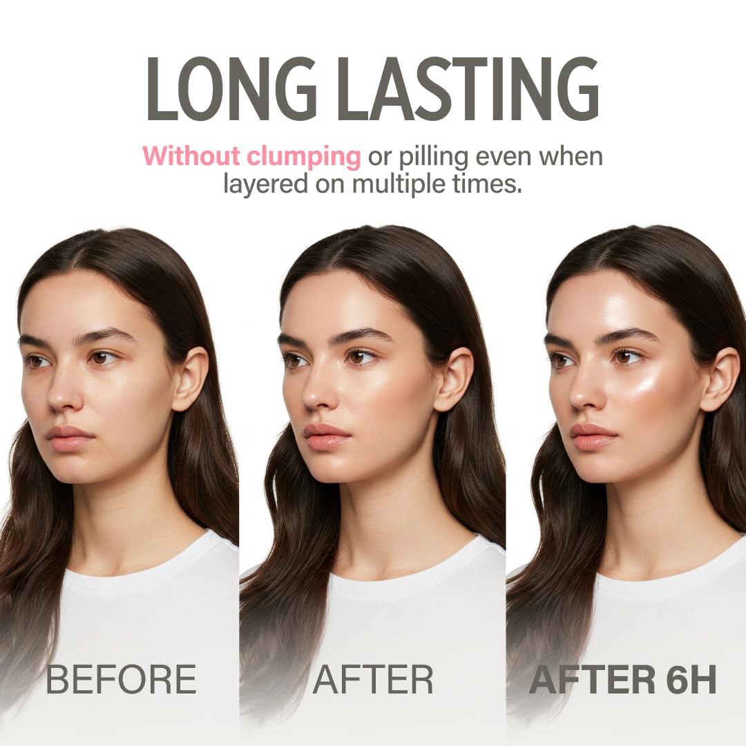KEYTH Pink Magnet Cushion #02 Light Beige – Hydrating Korean Cushion Foundation with Magnetic Adherence & Dewy Radiance
