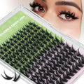 KEYYOU Fairy Wink Lash Clusters D Curl 144Pcs – Invisible Band, DIY at Home