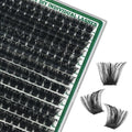 KEYYOU Lash Clusters 182Pcs – 200D D Curl 9-18mm MIX DIY Lashes