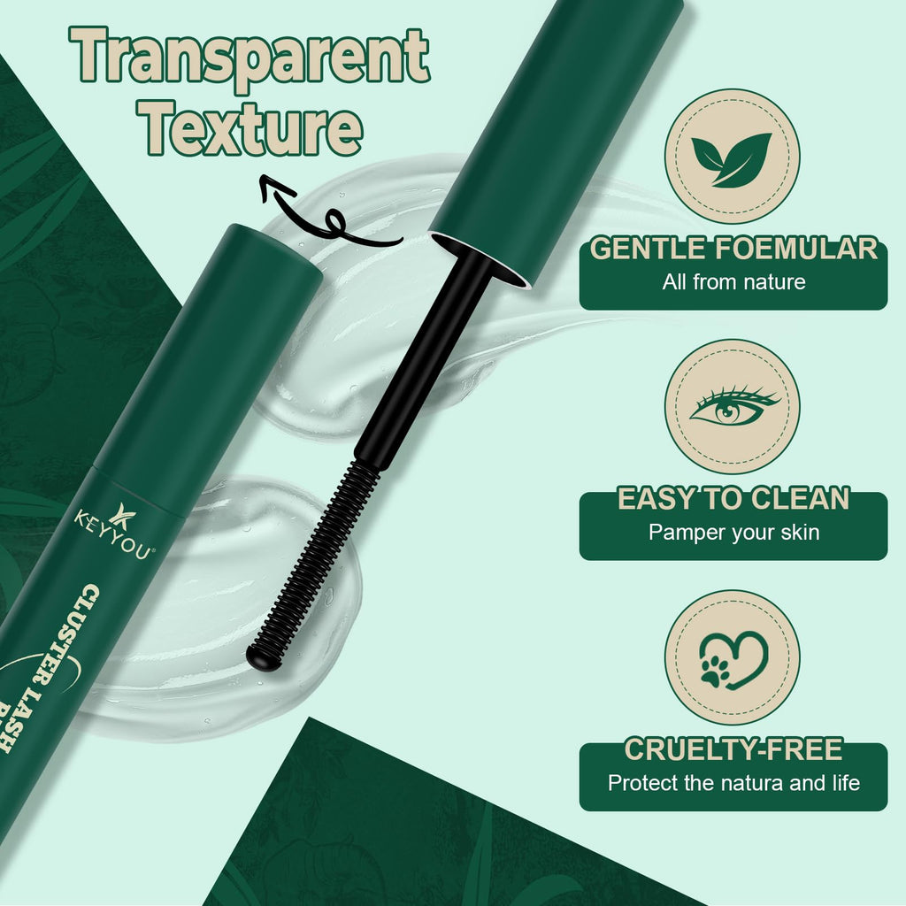 KEYYOU LASH Lash Bond & Seal with Remover – Waterproof 2-in-1 DIY Lash Glue for Clusters