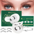 KEYYOU Reusable Magnetic Eyelashes – 2 Pairs with Applicator, No Glue Needed (A06+A09)