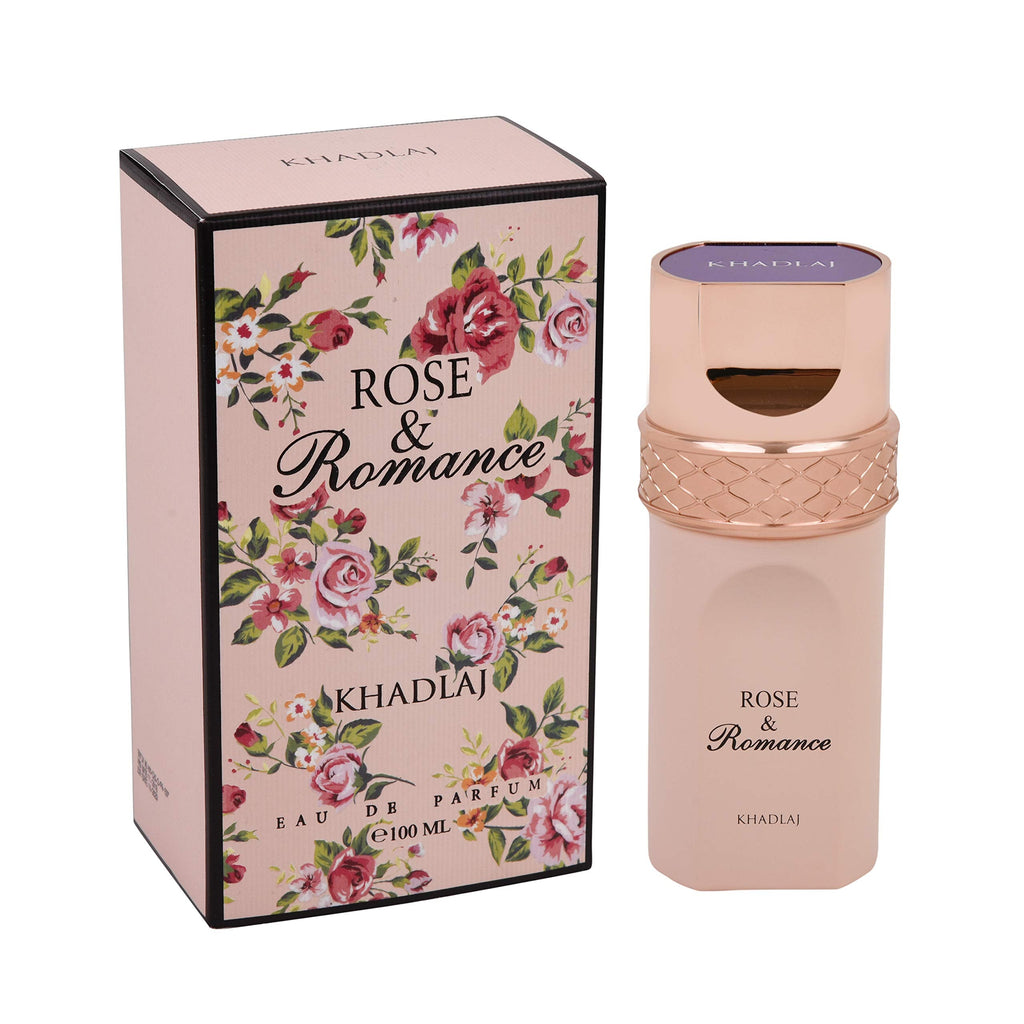 Khadlaj Rose & Romance Gold EDP Spray 100ML | Floral Amber Romance