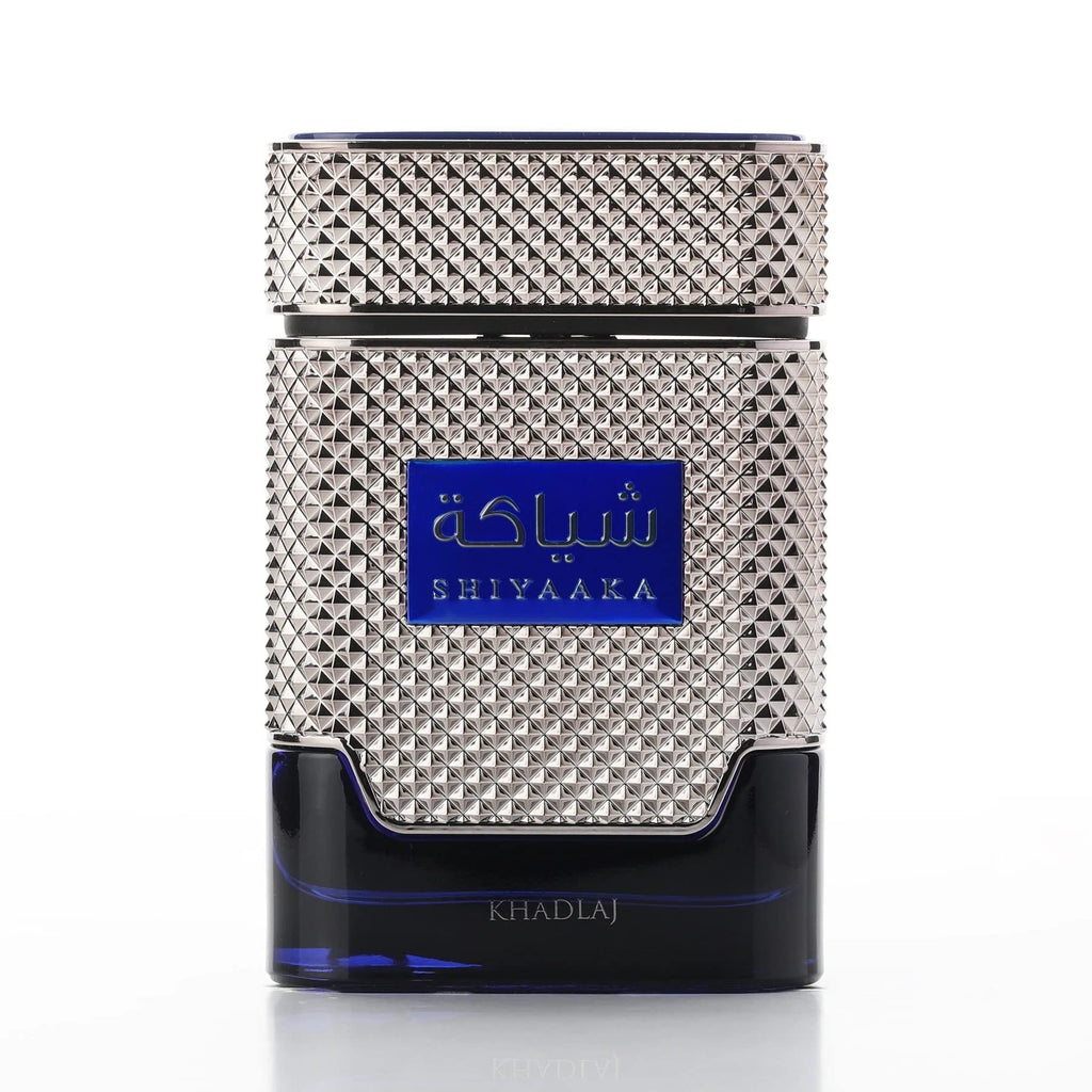 Khadlaj Shiyaaka Blue Eau De Parfum for Men – 3.4 oz | Long-Lasting Citrus & Musk