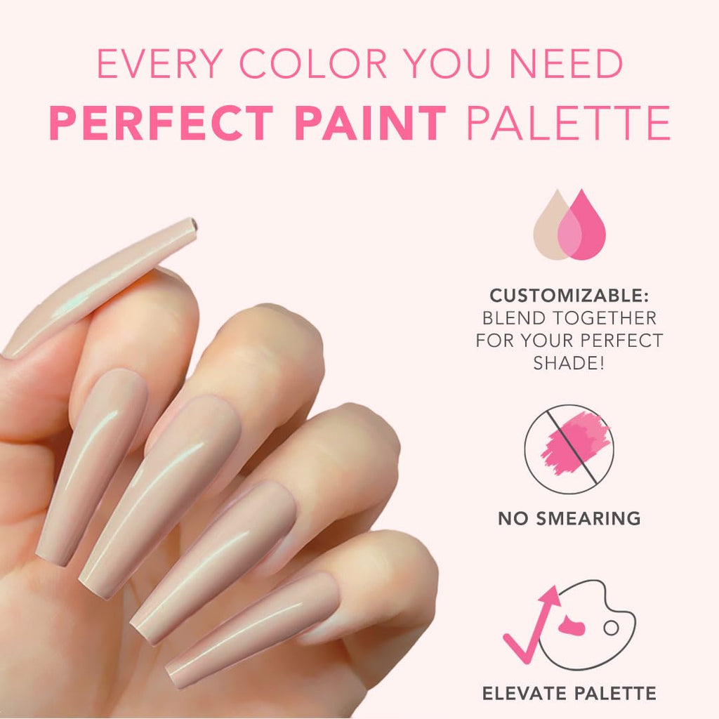 KIARA SKY Gel Paint Pod in Beige – 0.17 fl oz for Nail Art | Base Layer & Intricate Details