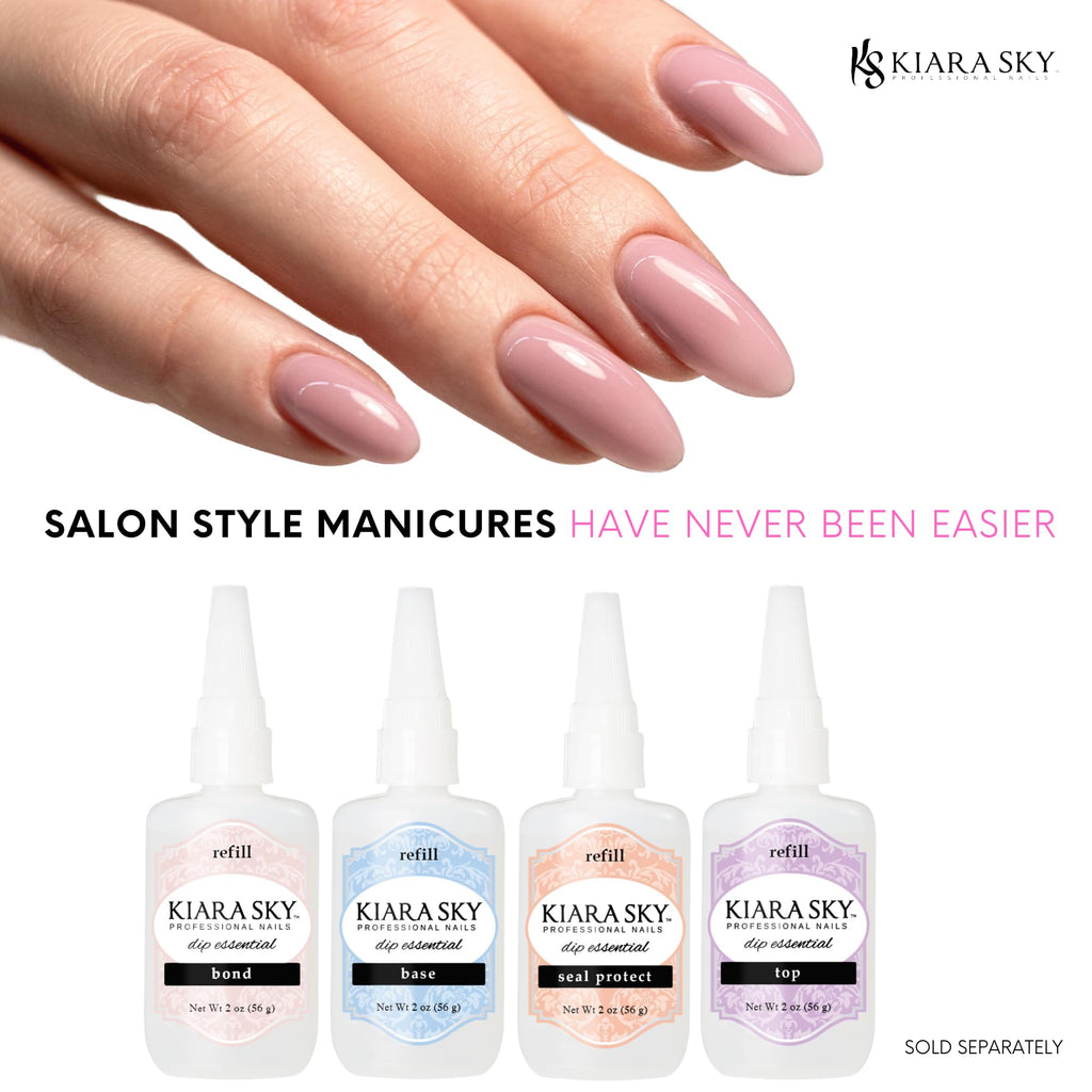 Kiara Sky Liquid Essentials Dip Manicure Top Coat - 2oz Refill (Step 4)