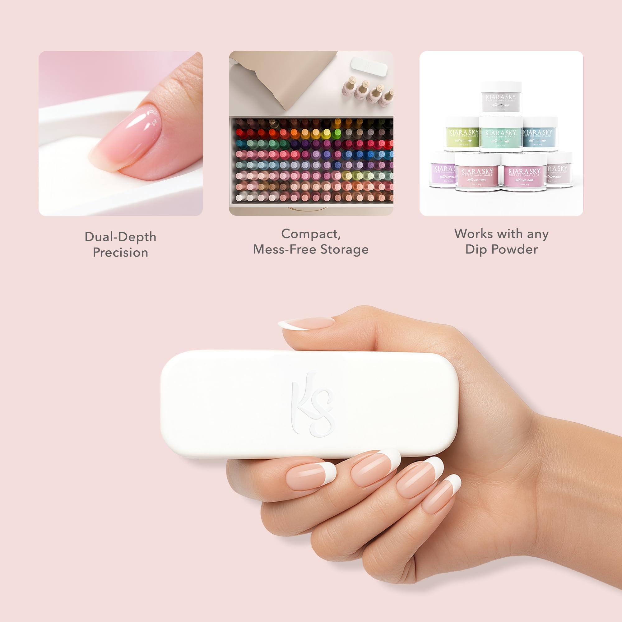 Kiara Sky Dip Powder Case – Pro Dip System for French Tips