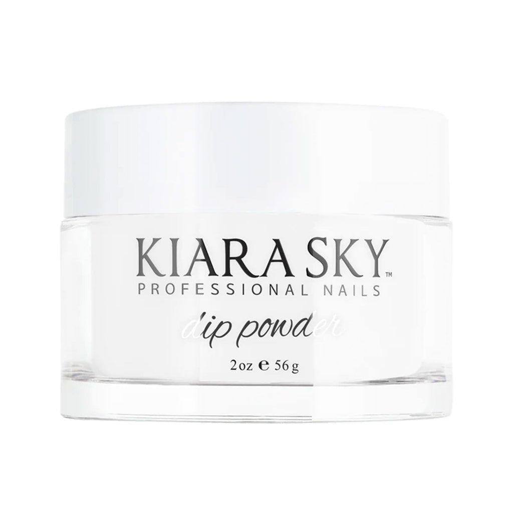 Kiara Sky Dip Powder Essentials 2 oz – Pure White for French Tips