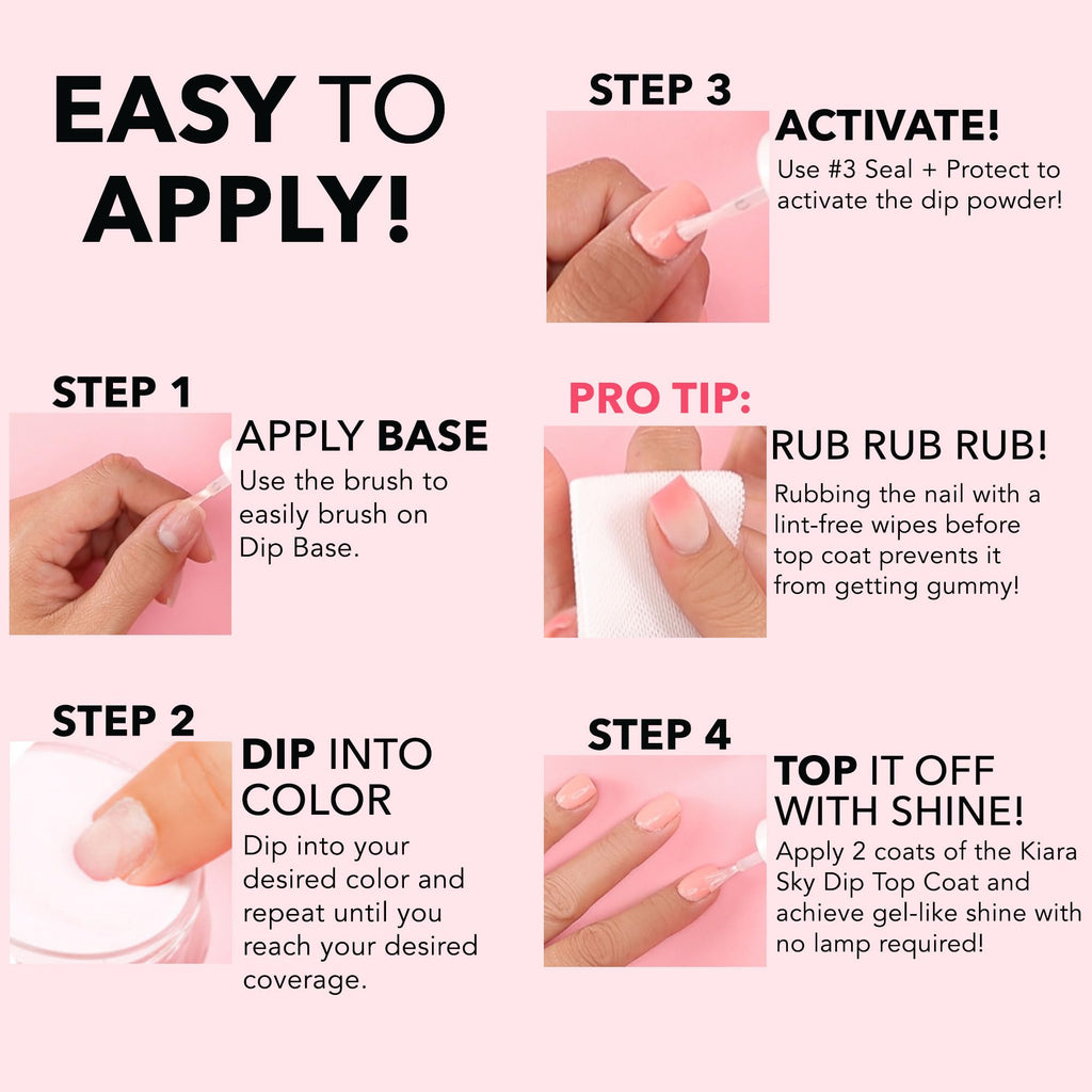 Kiara Sky Dip Powder Essentials 2 oz – Pure White for French Tips