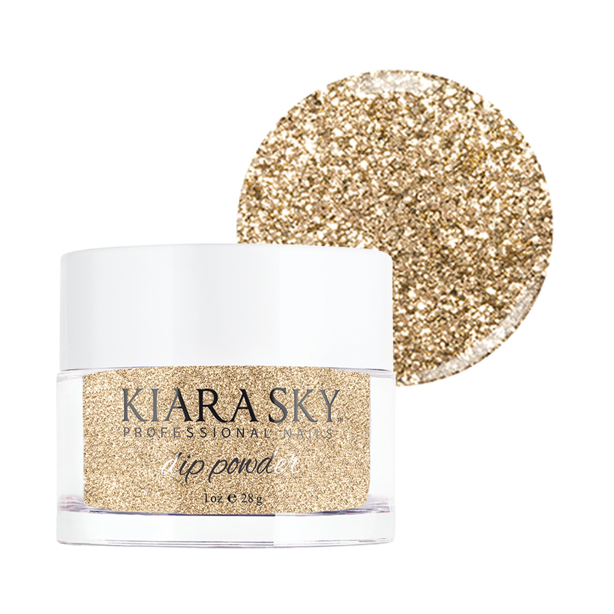 Kiara Sky Dip Powder Gold Tones Pixie Dust – 1 oz
