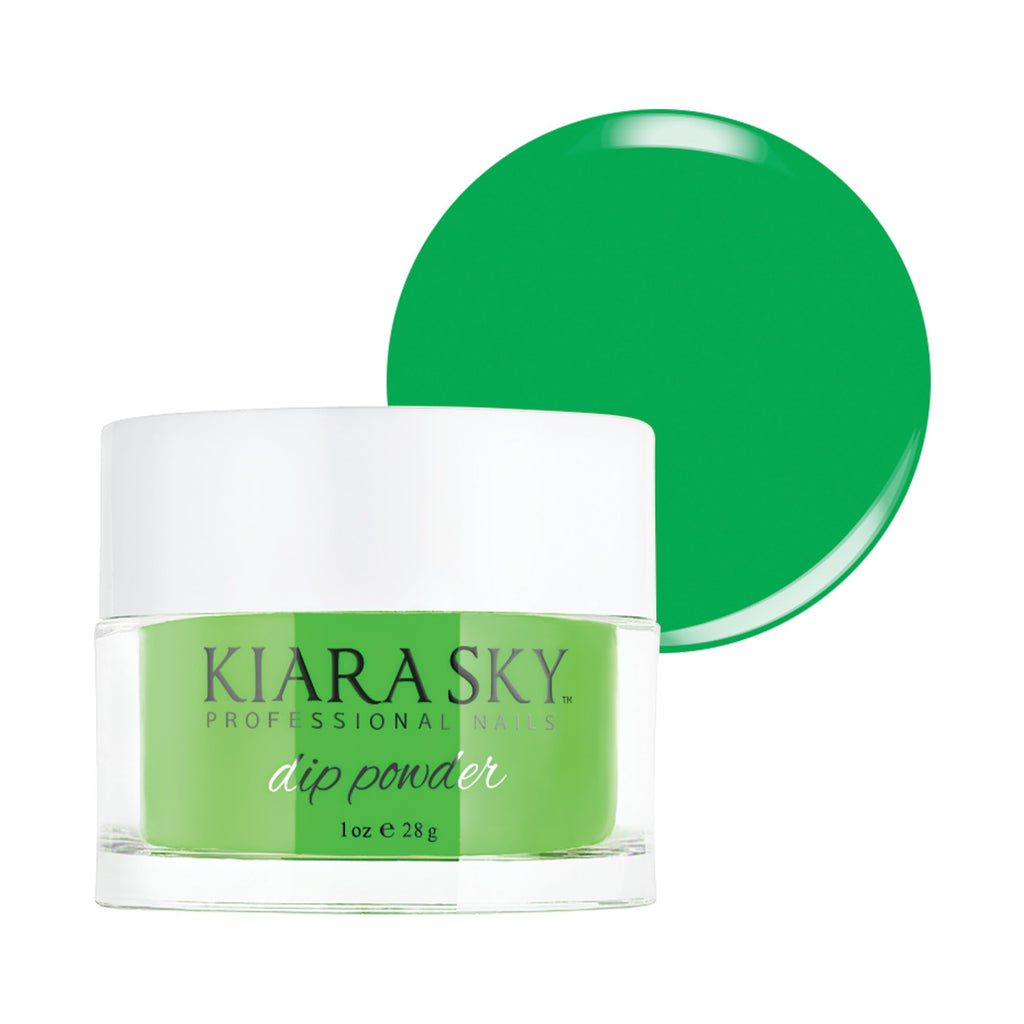 Kiara Sky Dip Powder Green Tones – Green With Envy, 1 oz