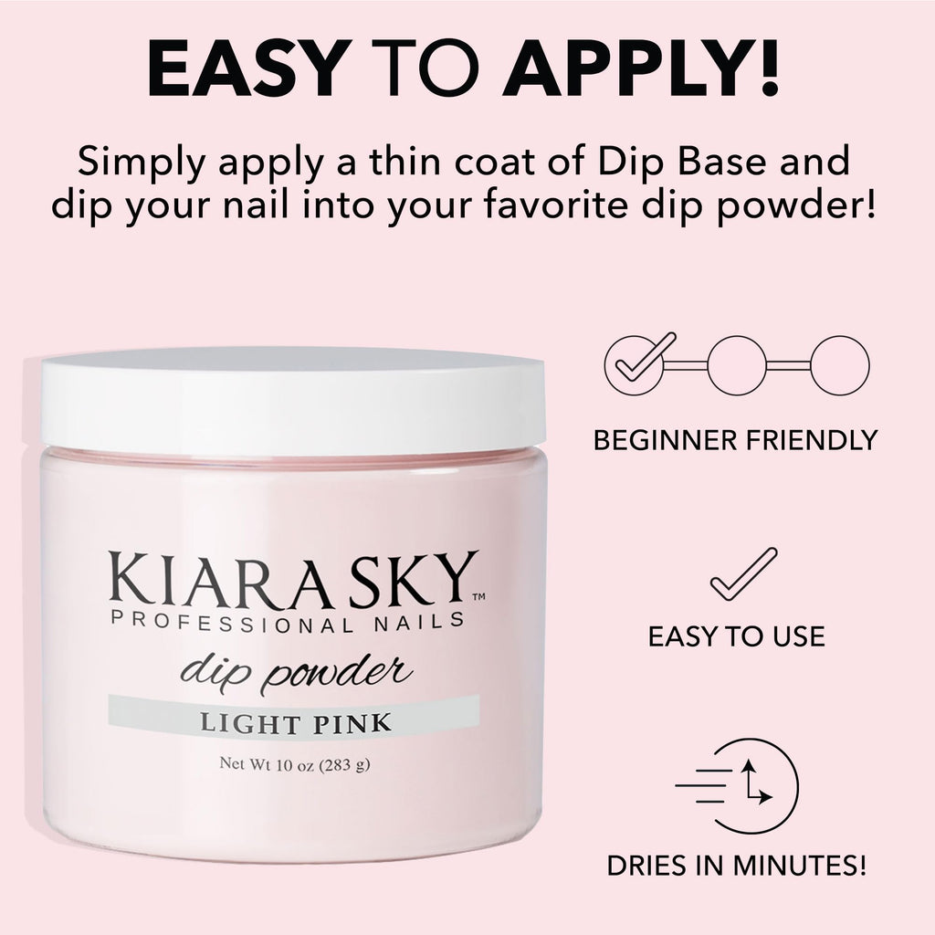 Kiara Sky Dip Powder Essentials 10 oz Refill – Light Pink