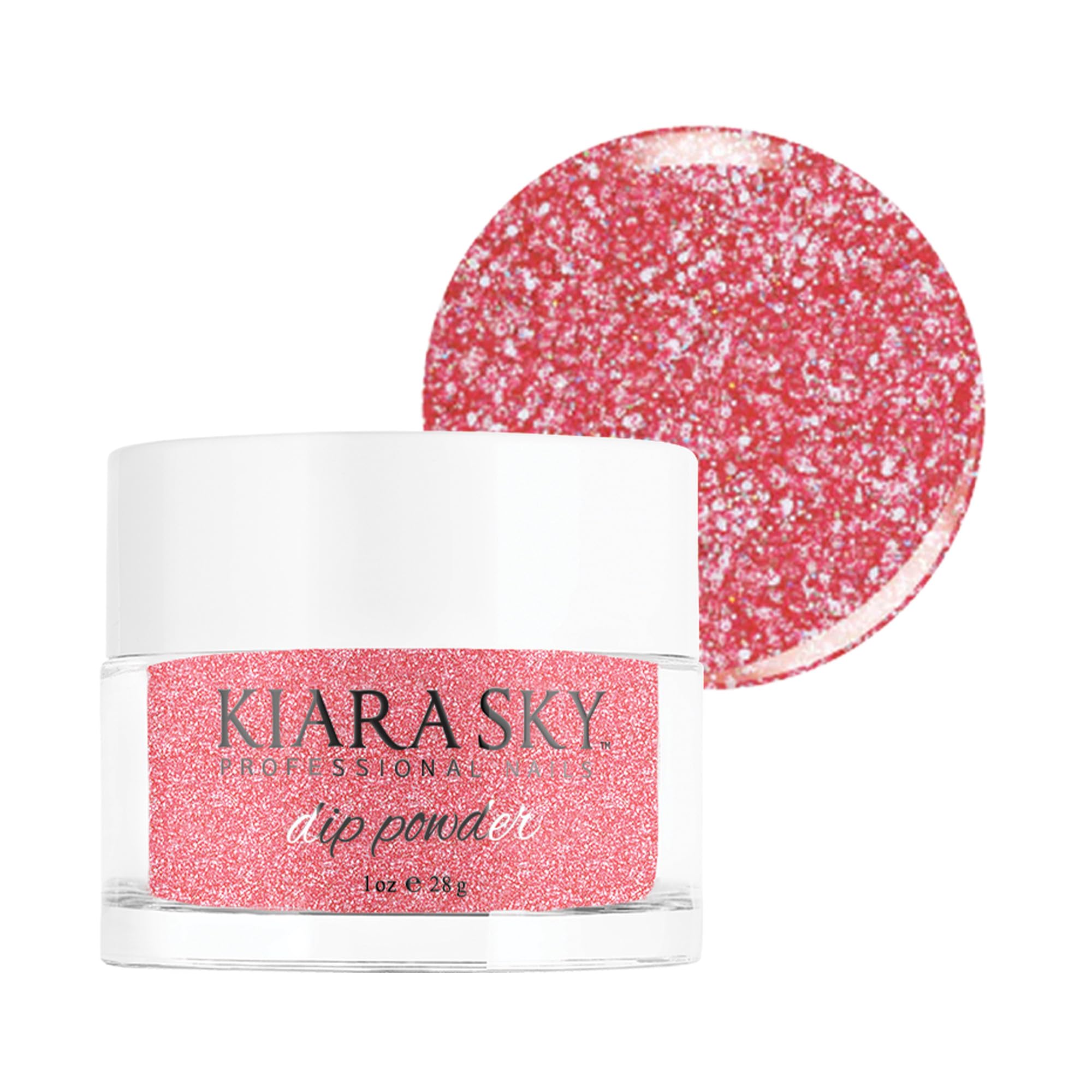 Kiara Sky Dip Powder Pink Tones Confetti 1 oz – Durable, Natural-Look Nails