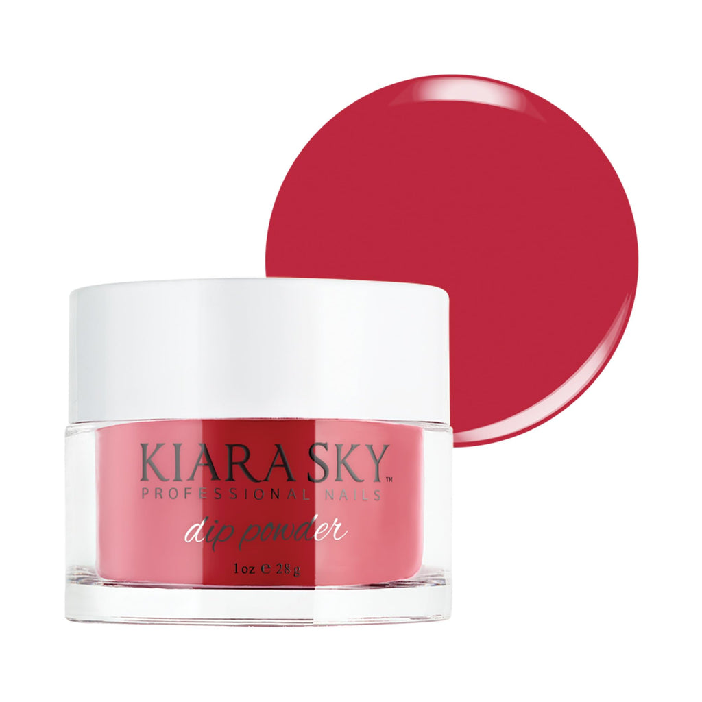 Kiara Sky Dip Powder Red Tones Socialite – 1 oz | Long-Lasting Nail Color