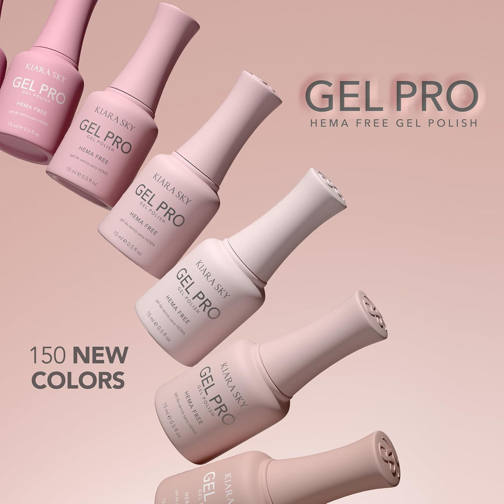 KIARA SKY Gel Pro HEMA-FREE Gel Nail Polish – The Fall Edit, 12 Shades (0.5 Fl Oz Each)