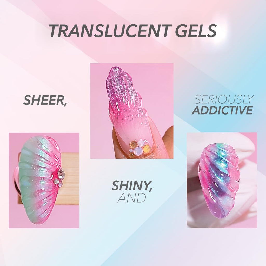 Kiara Sky Jelly Tints You Succulent Teal Gel Polish 15ml – Soak Off