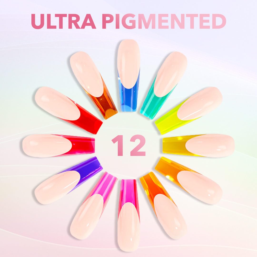 KIARA SKY Jelly Tints Hot Pink Neon Gel Polish 15ml