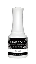 Kiara Sky LED UV Soak Off Gel Top Coat – Non-Wipe, High Gloss Finish