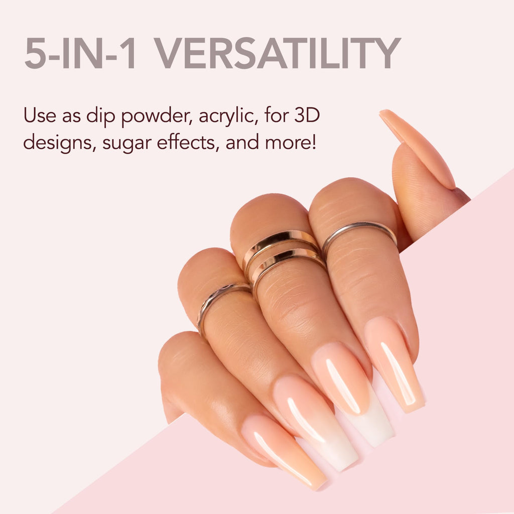 Kiara Sky All-In-One Nail Powder | Keep It 100 | Multi-Use Dip & Acrylic Powder (2 oz)