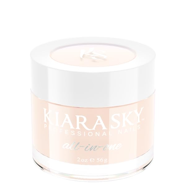 Kiara Sky All-In-One Acrylic Powders – Pure Bliss Nude Cover Powder (2 oz)