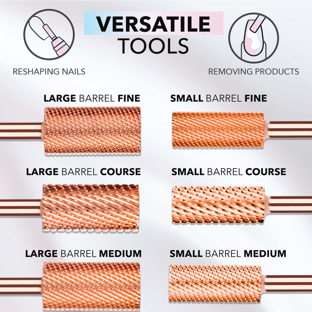 Kiara Sky 5-in-1 Medium Drill Bit - Rose Gold X-Cut Carbide for Beyond Pro Drill