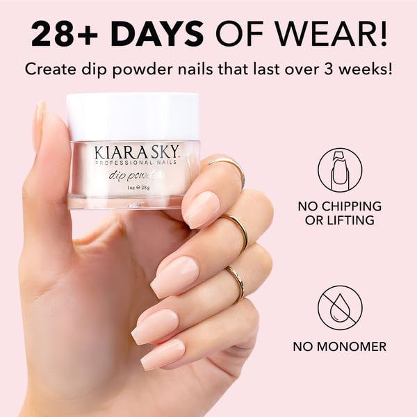 Kiara Sky Professional Dip Liquid Essentials Starter Kit 0.5 fl oz – Long Lasting Nail Gels