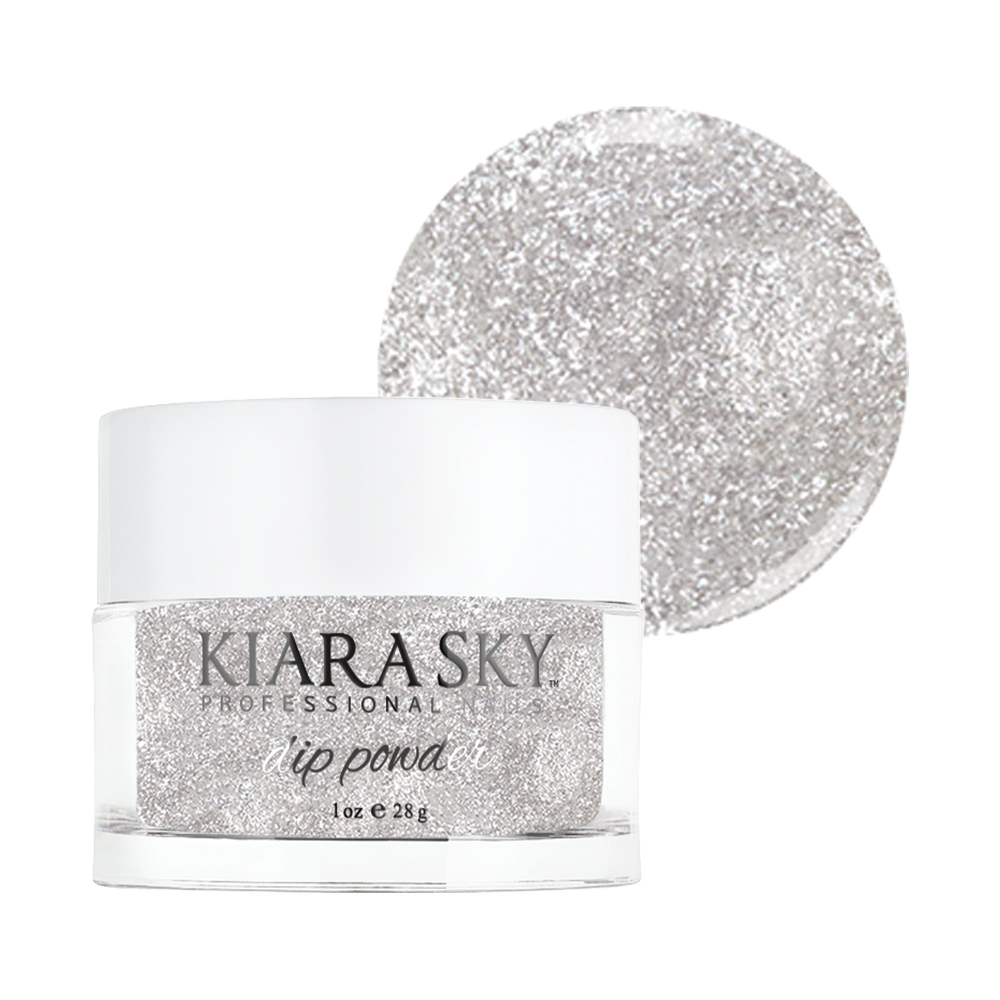 Kiara Sky Dip Powder White Tones 1 oz, Winter Wonderland