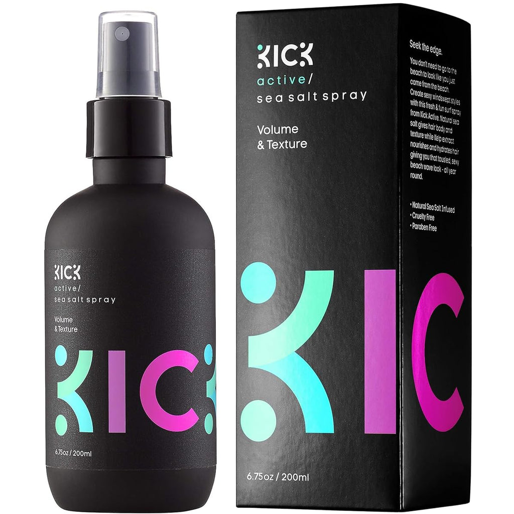 Kick Sea Salt Spray for Men – Beach Waves, Natural Texture & Volume | 200ml