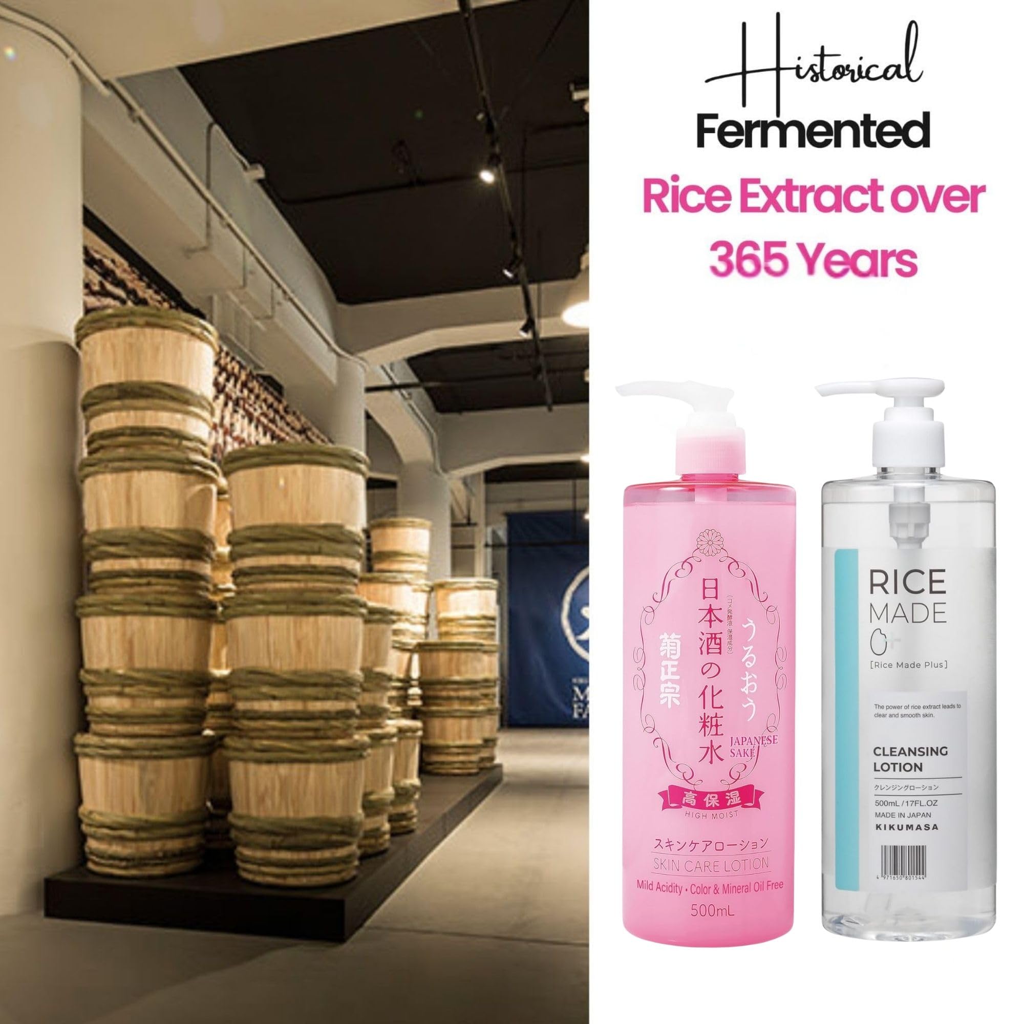Kikumasamune Daily Moisturizer 2-in-1 Toner & Makeup Remover | Fermented Rice & Amino Acids