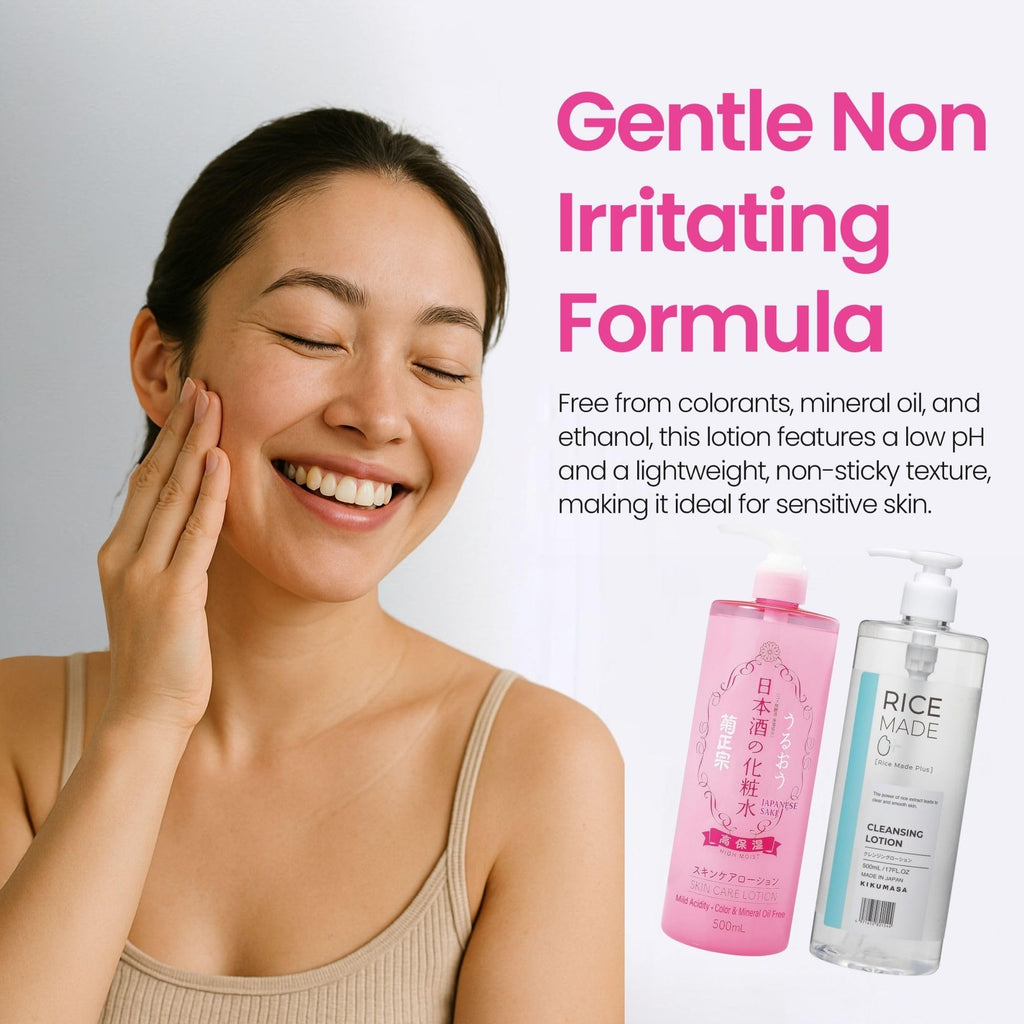 Kikumasamune Daily Moisturizer 2-in-1 Toner & Makeup Remover | Fermented Rice & Amino Acids