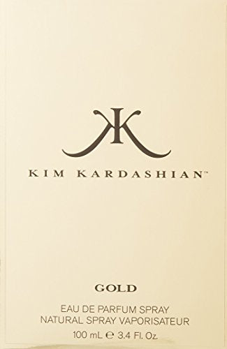 Kim Kardashian Gold Eau de Parfum Spray – 3.4 oz | Luxury Summer Fragrance