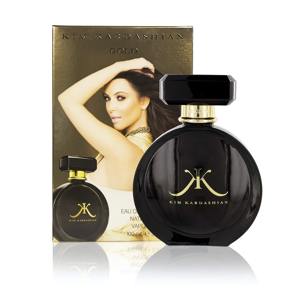 Kim Kardashian Gold Eau de Parfum Spray – 3.4 oz | Luxury Summer Fragrance
