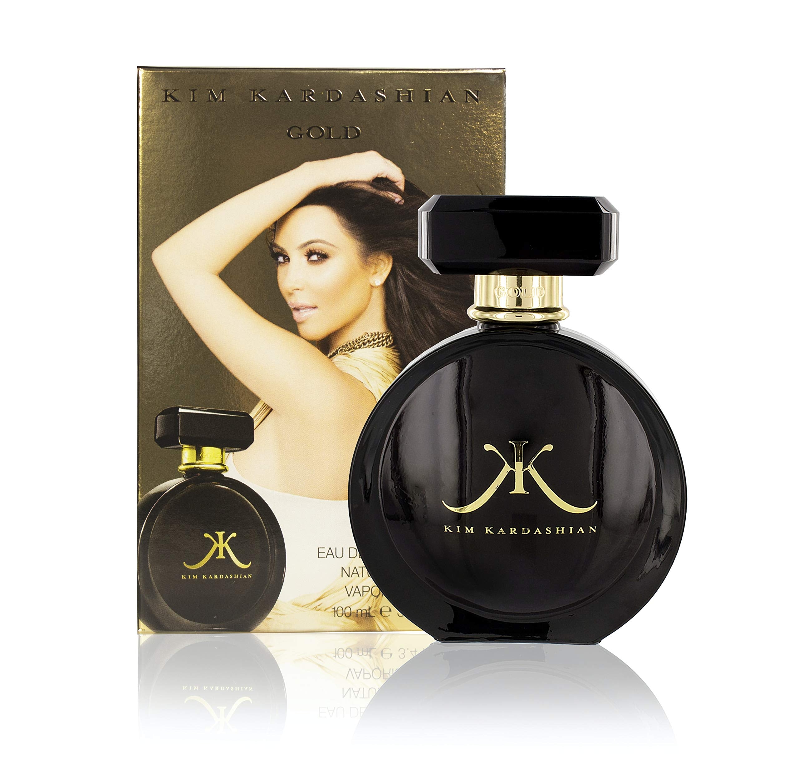 Kim Kardashian Gold Eau de Parfum Spray – 3.4 oz | Luxury Summer Fragrance