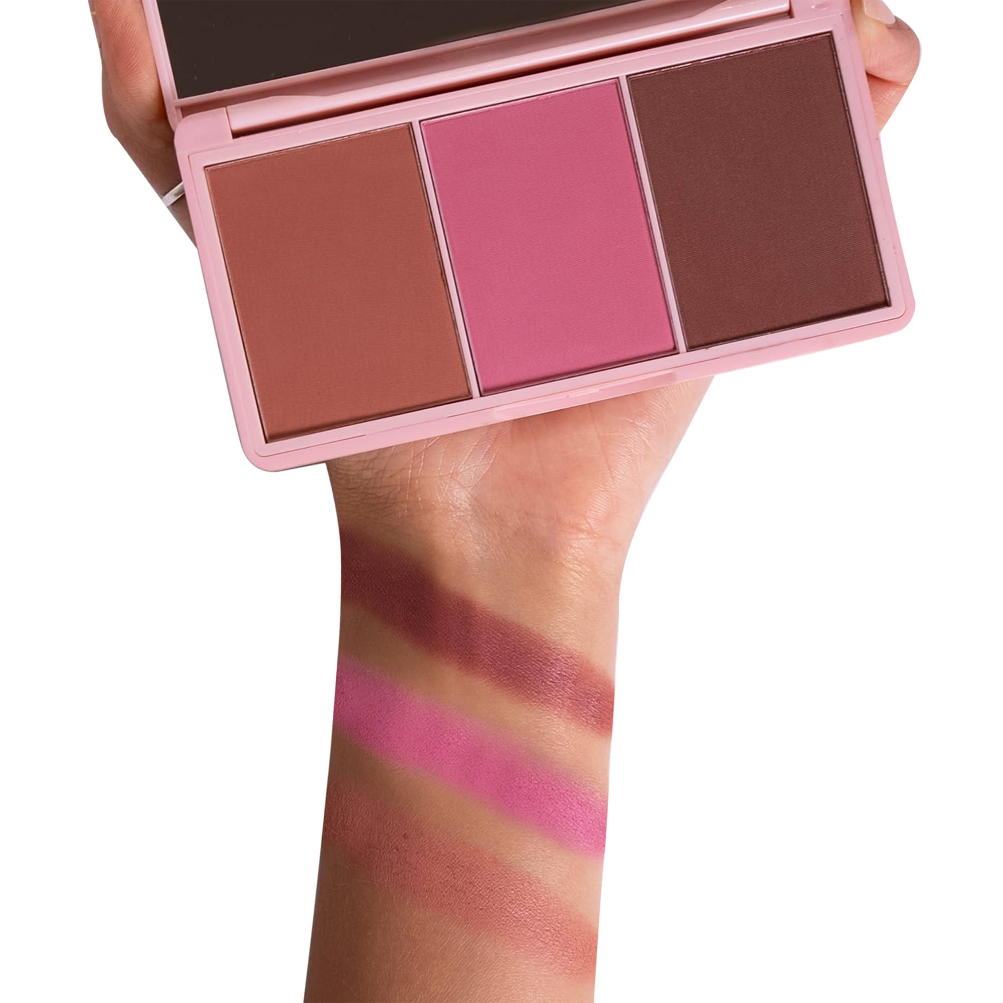 Kimchi Chic Beauty Cheeky 3Some Blush Trio – 3 Shades for Custom Rosy Cheeks, Royal Flush