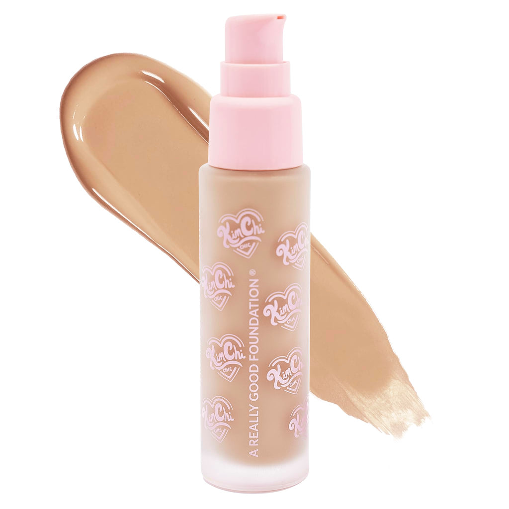 KimChiChic Beauty A Really Good Foundation – Medium to Full Coverage, Lightweight, Vegan & Cruelty-Free