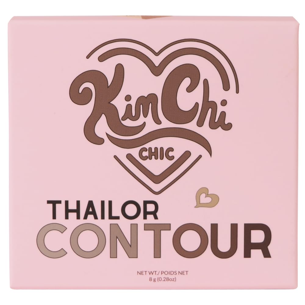 KimChiChic Beauty Thailor Contour Duo – 2-in-1 Matte Contour Palette, Heart-Shaped Compact