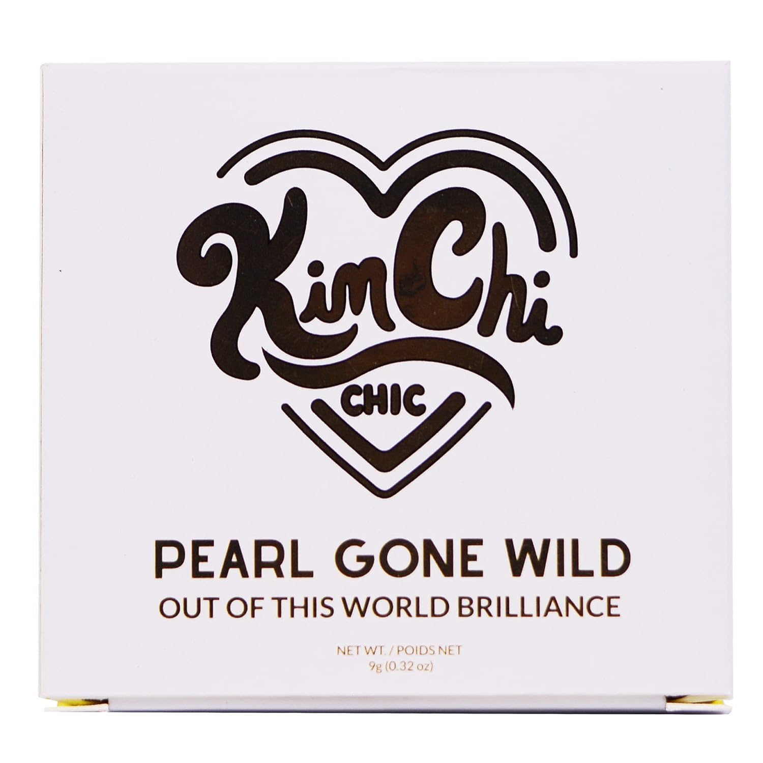 Kimchi Chic Pearl Gone Wild Highlighter – Iridescent Glow, Built-In Mirror, Cruelty-Free