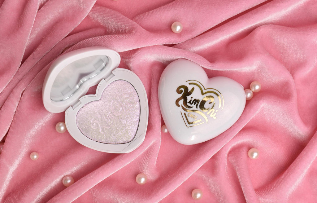 KimChiChic Beauty Pearl Gone Wild Highlighter – Iridescent Face & Body Glow, Dream Pink, 0.32oz | Cruelty-Free