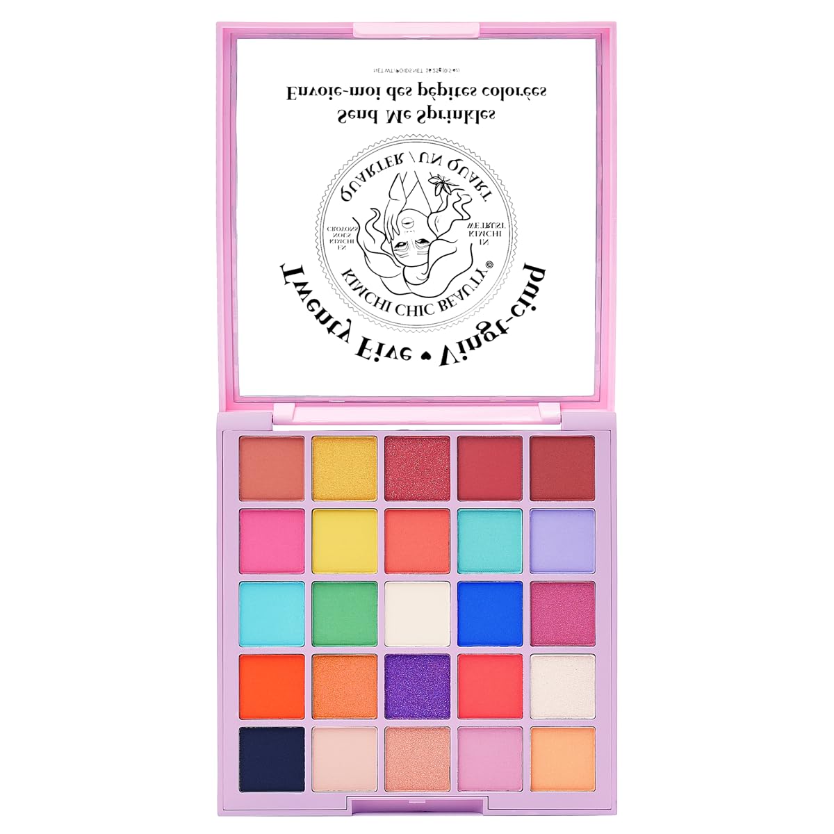 Kimchi Chic Twenty Five Eyeshadow Palette – 25 Matte & Shimmer Shades | Cruelty-Free & Vegan
